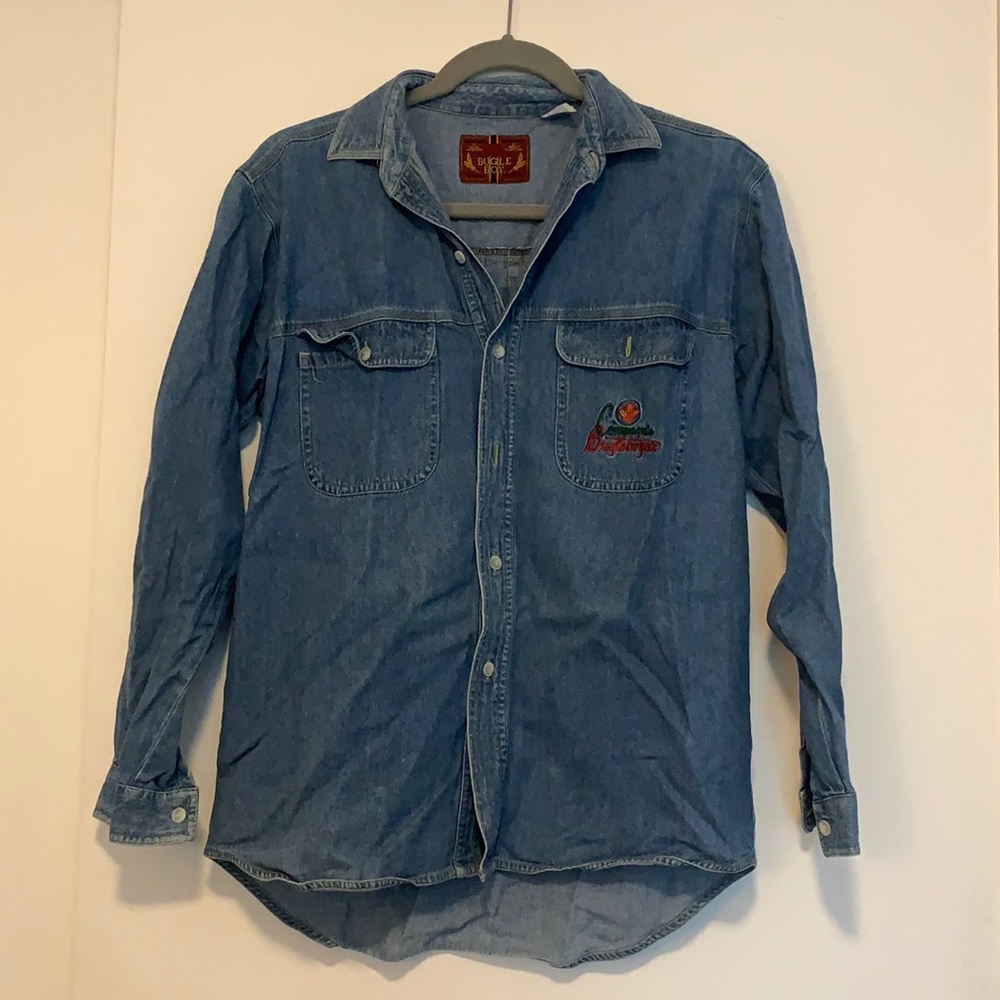 Vintage bugle boy 100% cotton button down size L